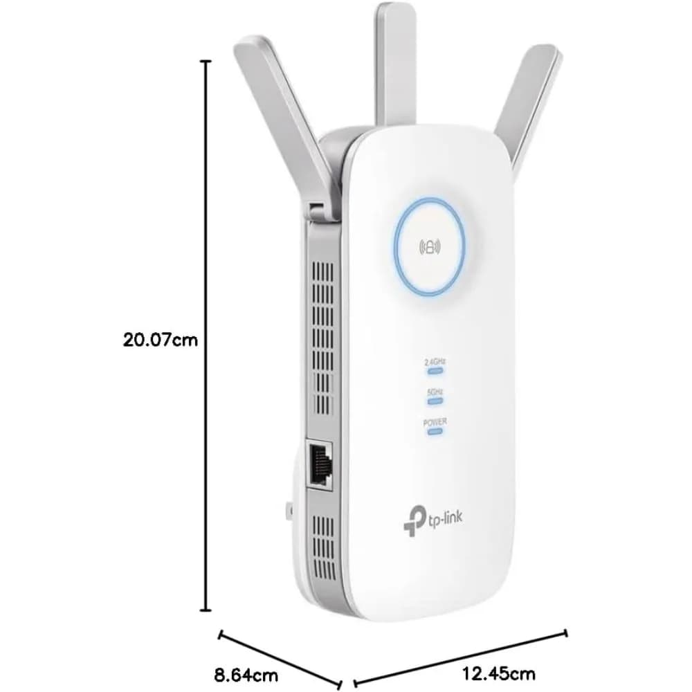 Extender WiFi AC1900 (RE550), copre fino a 2800 piedi quadrati e 35 dispositivi, ripetitore wireless dual band da 1900 Mbps