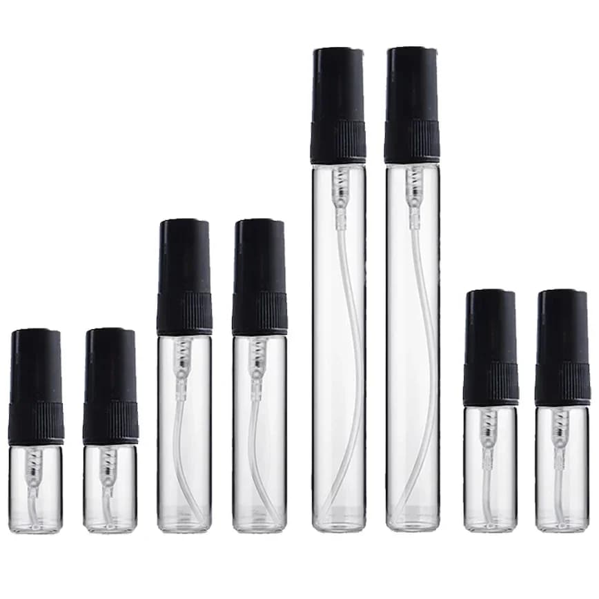 8/16 pezzi bottiglia di profumo riutilizzabile bottiglia spray in vetro portatile contenitore ricarica atomizzatore bottiglia da viaggio di profumo
