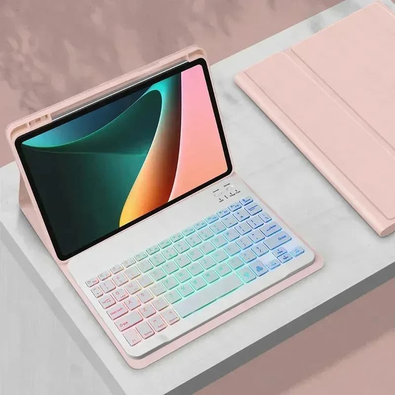 Cover per tastiera per Huawei MatePad SE Case 11 pollici 2024 AGS6-W00 Funda con supporto per matita Tastiera retroilluminata Bluetooth staccabile
