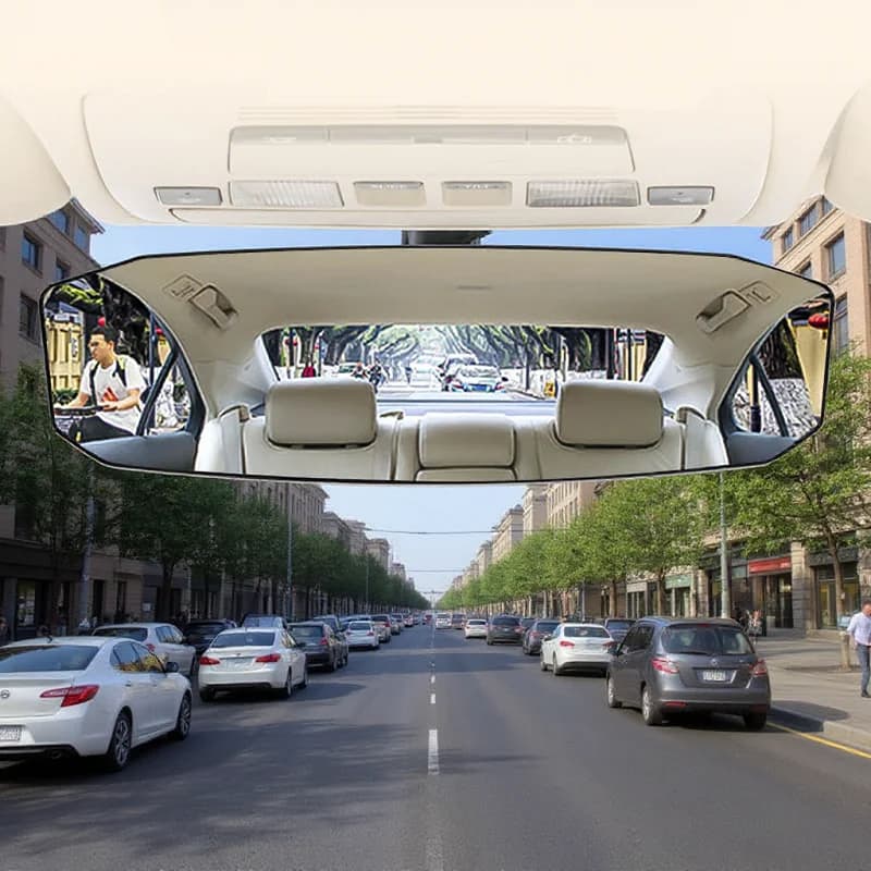 Rearview mirror for car Large-angle mirror Glass HD Large view Spare parts for universal automatic mirror