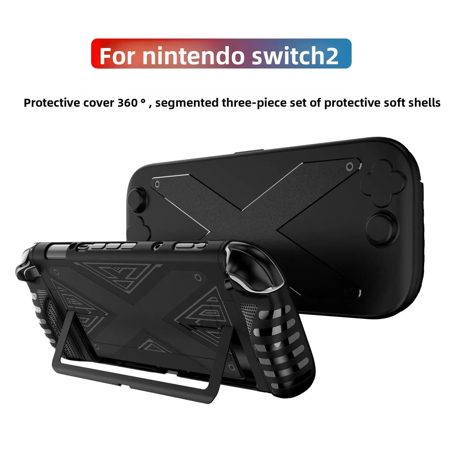 Un accessorio per custodia protettiva antigoccia e antipolvere a copertura totale adatto per la console di gioco Nintendo Switch 2, custodia per Switch 2
