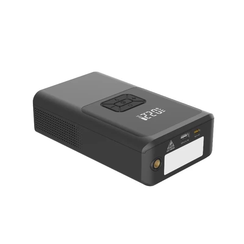 Avviatore di Emergenza Portatile 12V/24V 1500A con Compressore d'Aria e Luce LED per Gonfiaggio Pneumatici di Emergenza, SUV e Veicoli