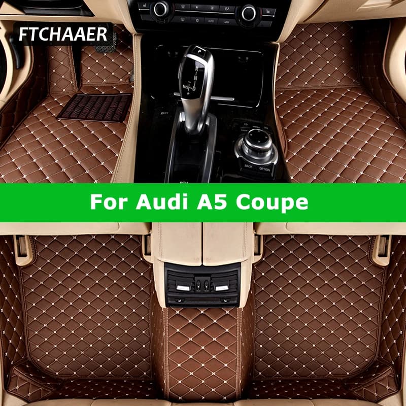 Tappetini per auto personalizzati FTCHAAER per Audi A5 Coupe 2 porte Tappeti per auto Piede Coche Accessorie