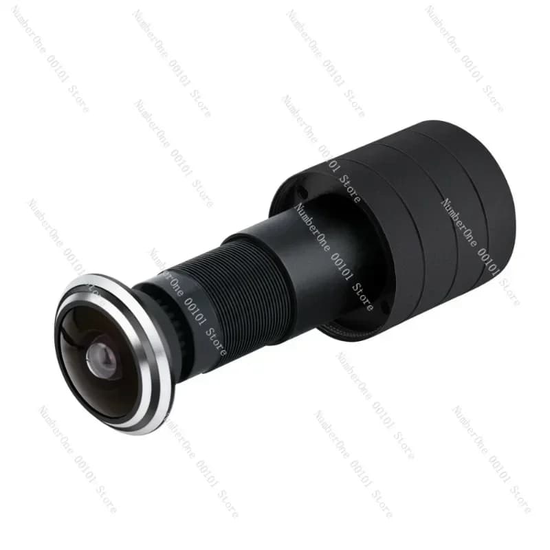 Telecamera IP WiFi per Porta con Scheda TF, Audio, Lente Fisheye Grandangolare 1.66mm 1080P, Spioncino Digitale P2P con App Tuya