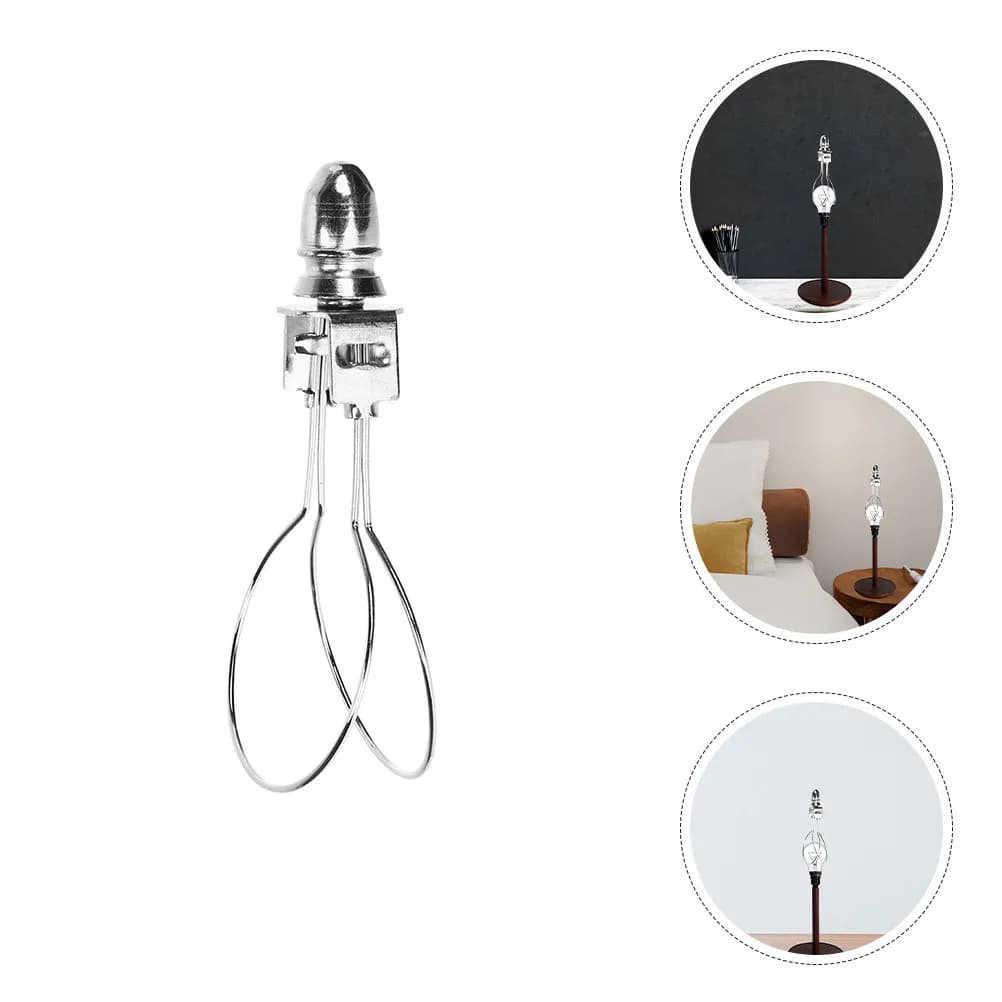 Paralume per lampadine, paralume da scrivania, supporto staccabile, adattatore per staffa
