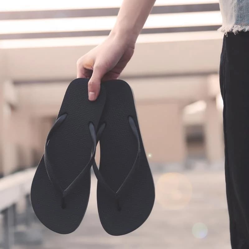 Bla Outdoor Sandali da uomo Tendenza estiva Bot piatto antiscivolo Beach oes Coppia pantofole Comode slip-on in pelle