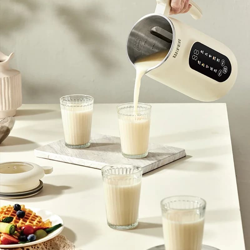 220V Automatic Soy Milk Machine Electric Juicer Blender Multifunction Wall Breaking Machine Soybean Milk Maker Breakfast Machine