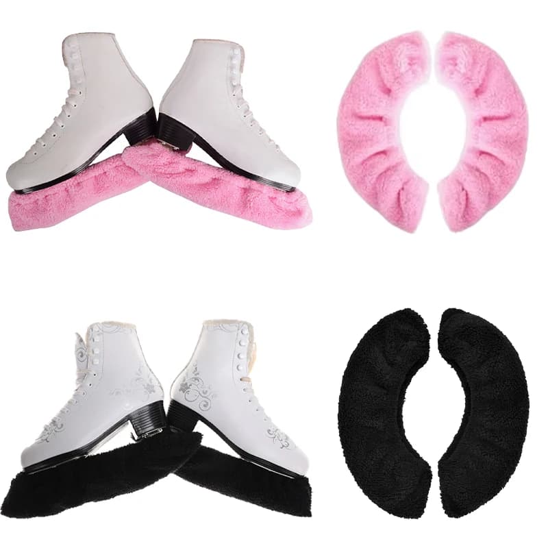 S/M//XL/XXL 1 Coppia Pattinaggio Su Ghiaccio Figura Lama di Skate Copertura Morbida Antipolvere Scarpe Da Skate Coperture Protezione Assorbimento D'acqua