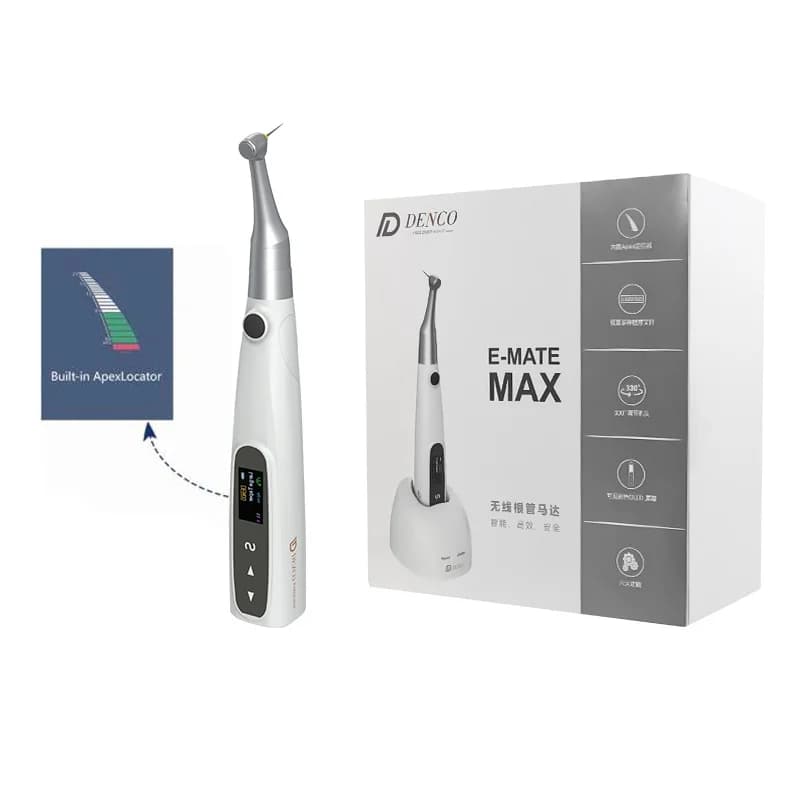 Motore endo dentale DENCO con localizzatore apicale contrangolo 16:1 con supporti per file Attrezzature chirurgiche per canale radicolare alternativo