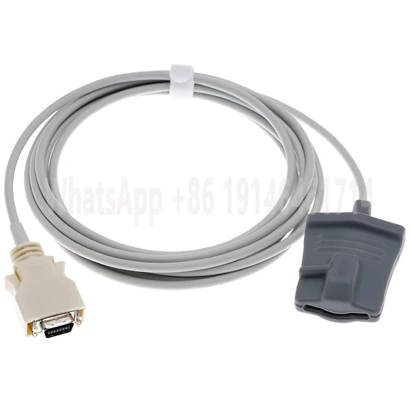 Blood Oxygen Sensor 1396/DCSC,2651/DBI-dc3 compatible with all 14pins with SET Oxymetric Monitor, 3m Pulsometer Probe Cable.