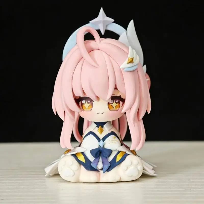 Wuthering Waves Eimis Cute Chibi Anime GK Figure Ornamento da Tavolo per Desktop, Decorazione da Tavolo, Giocattolo da Collezione per i Fan di Anime e Videogiochi