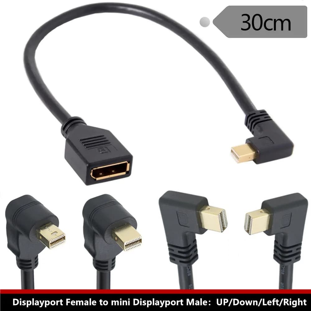 Cavo adattatore Mini DP maschio 1.2 da 4K a Displayport femmina per Apple Mac Dell HD LenovoNotebook. Computer desktop