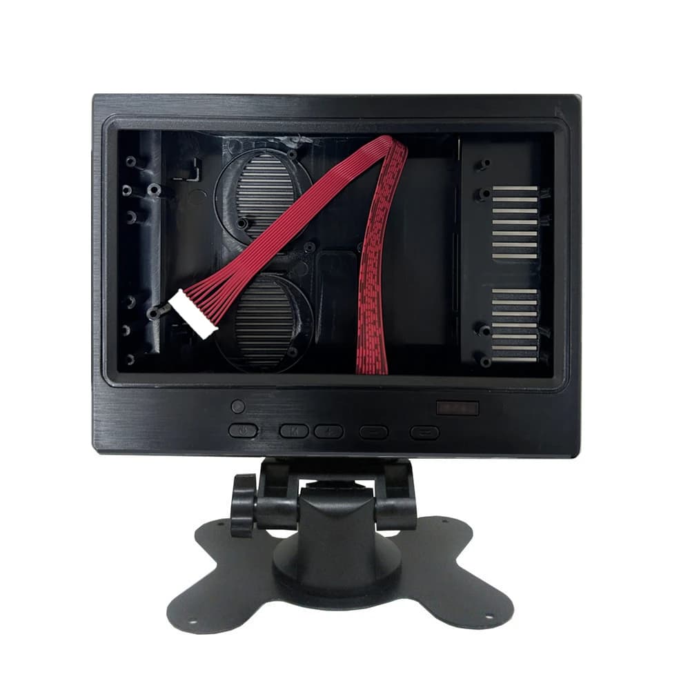 7 inches 16:9/16:10 LCD display DIY panel housing frame housing housing shell monitor kit plastic case, bracket adjustable support