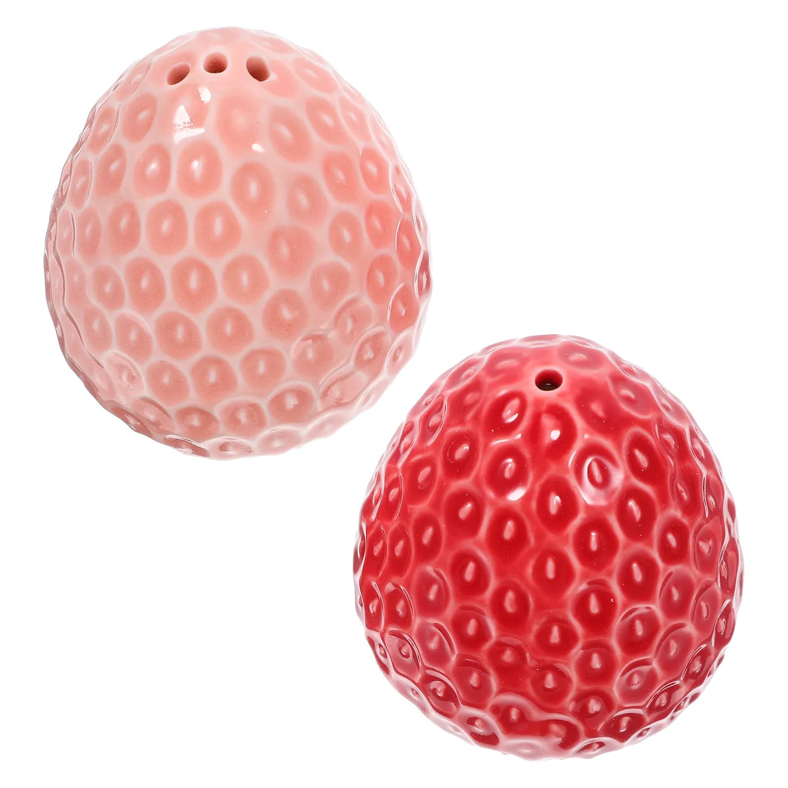 Set di 2 Contenitori in Ceramica per Pepe e Sale a Forma di Schiaccianoci, Decorativi e Compatti per la Cucina