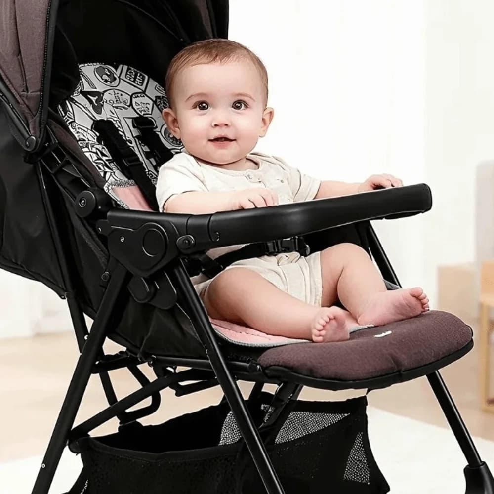 Tappetino Impermeabile a 3 Strati per Seggiolino Auto, Antiscivolo, Portatile, Facile da Pulire, Universale per Passeggino