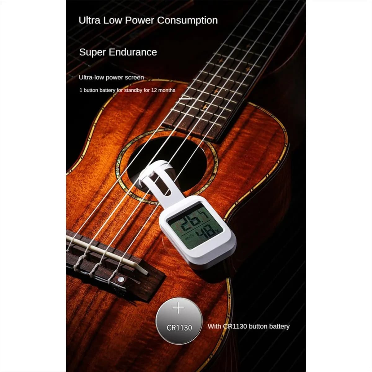 SPECIAL OFFER~Guitar Humidifier with Thermometer Hygrometer for Guitar Humidifier Anti-Drying-Panel Cracking Guitar Accessories
