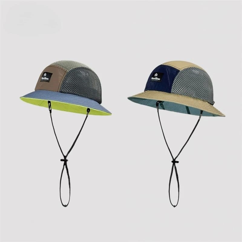Japanese Outdoor Sun-protective Bucket Hats for Women Summer Breathable Thin Quick-dry Hiking Hat Sunshade Mesh Fisherman Cap