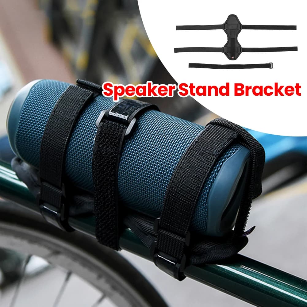 Cinghia di fissaggio per altoparlante in nylon, gabbia per borraccia da bicicletta, antiscivolo, diametro 1,5-3,5 pollici, attrezzatura per altoparlanti JBL compatibili con Bluetooth