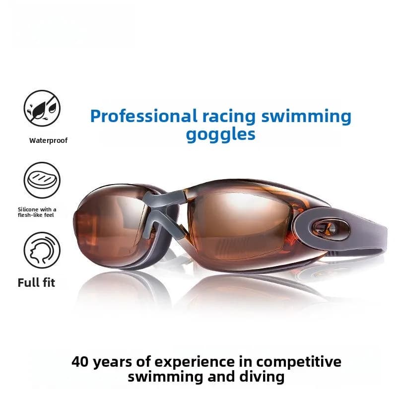 Professional Swimwear for Adults, High Definition, Anti-fog, Waterproof, For Cats, Training and Fitness