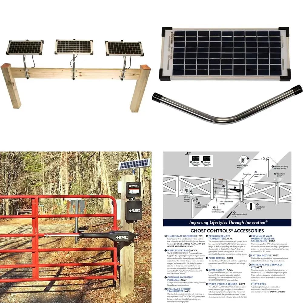 Pannello Solare Monocristallino ad Alta Efficienza da 10 Watt per Apri-Cancelli Automatici