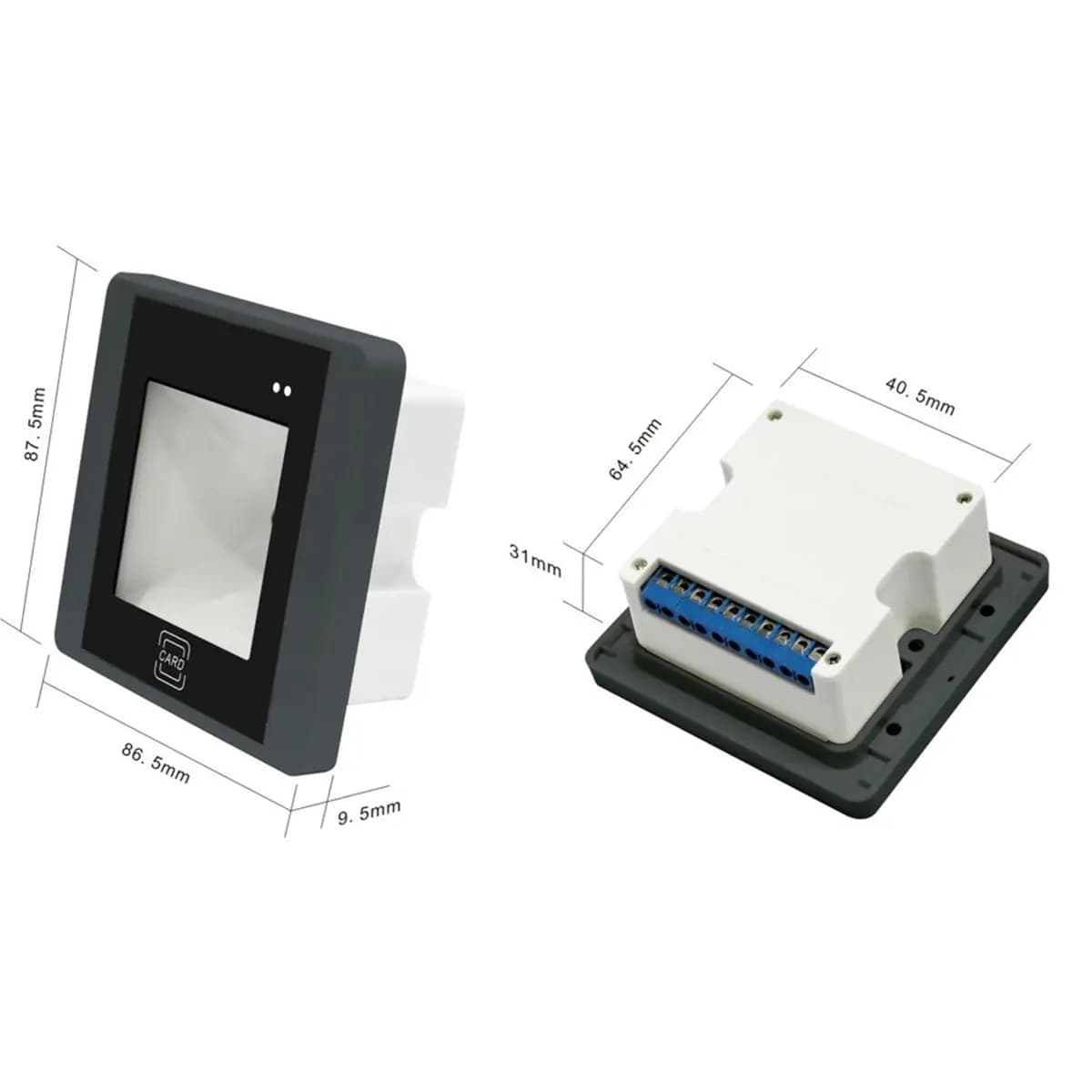 (A32M) Lettore di Codici QR e Carte NFC Serie R402 con Tecnologia Wiegand per Sistemi di Controllo Accessi