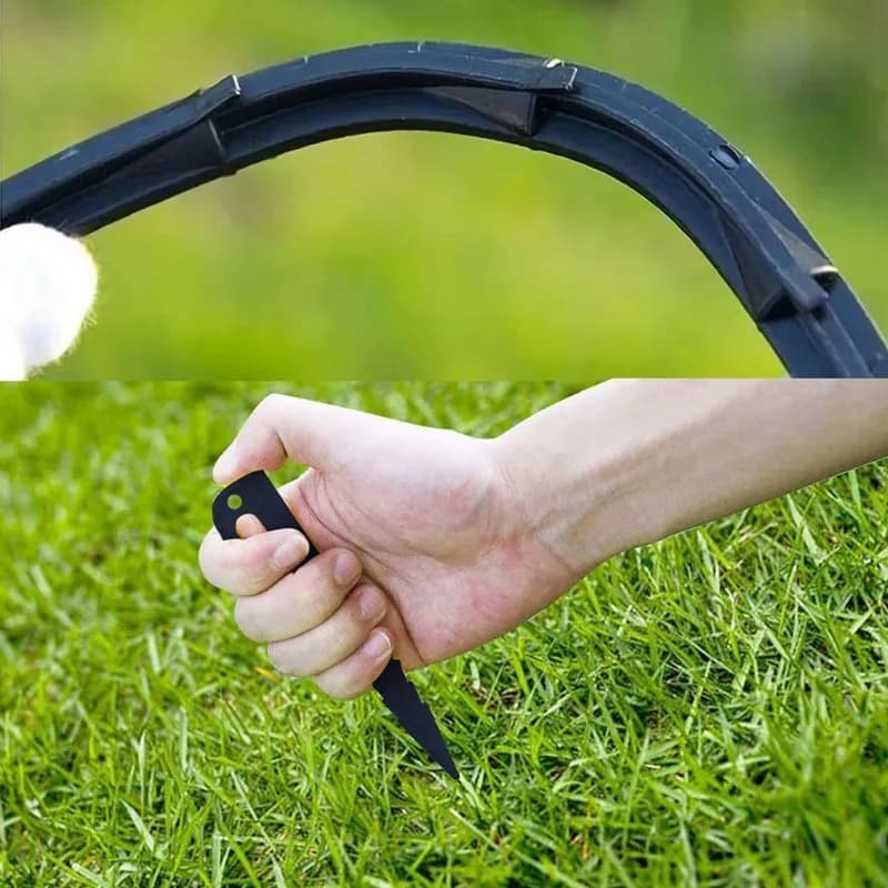 20 Pezzi Picchetti a Spirale in Plastica Resistenti per Tende da Spiaggia, Gazebo e Campeggio, Ancoraggi Durevoli per Esterni