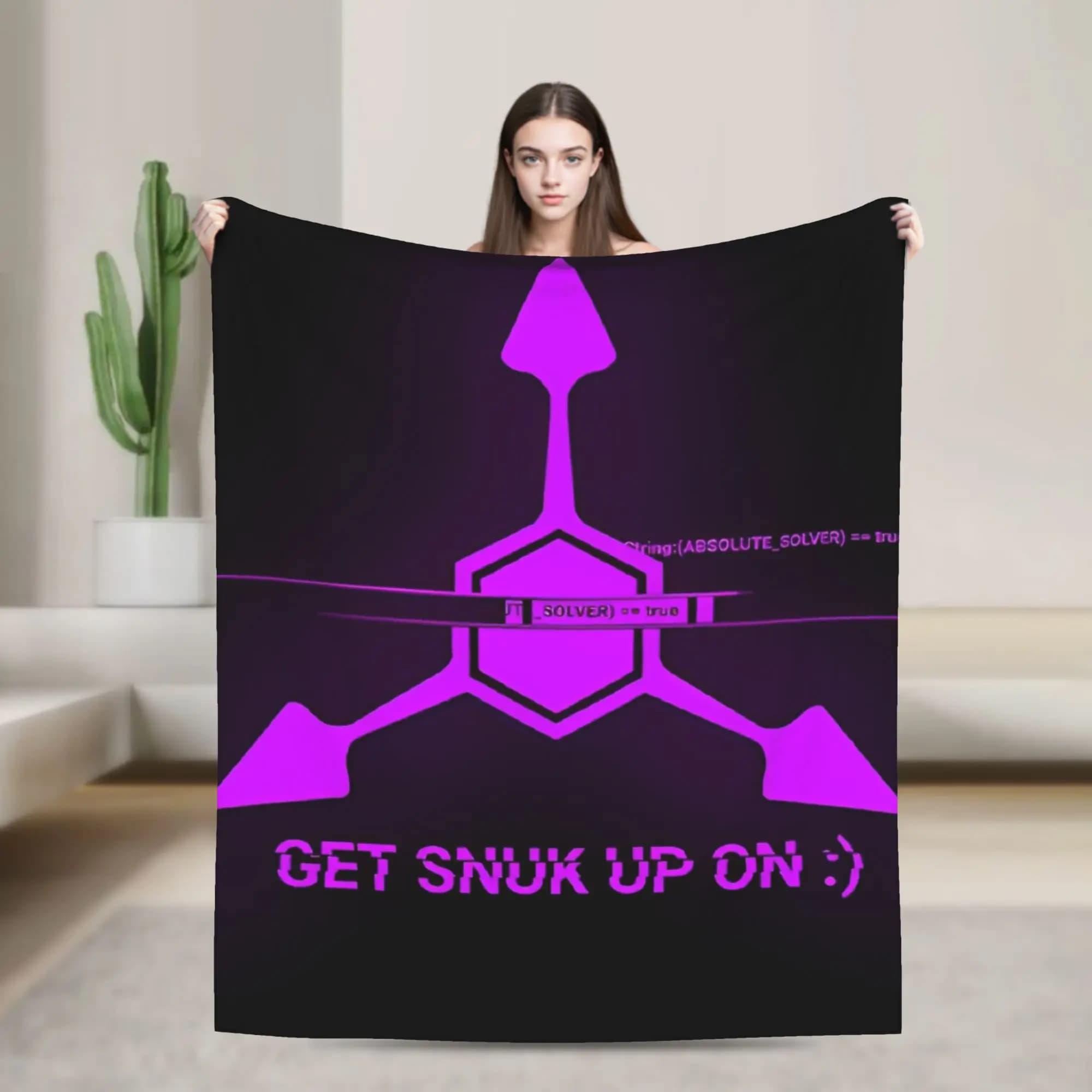 Robot Murder Drones V Uzi Blanket Airplane Travel Flannel Bedding Throws For Outdoor Soft Warm Custom Quality Bedspread