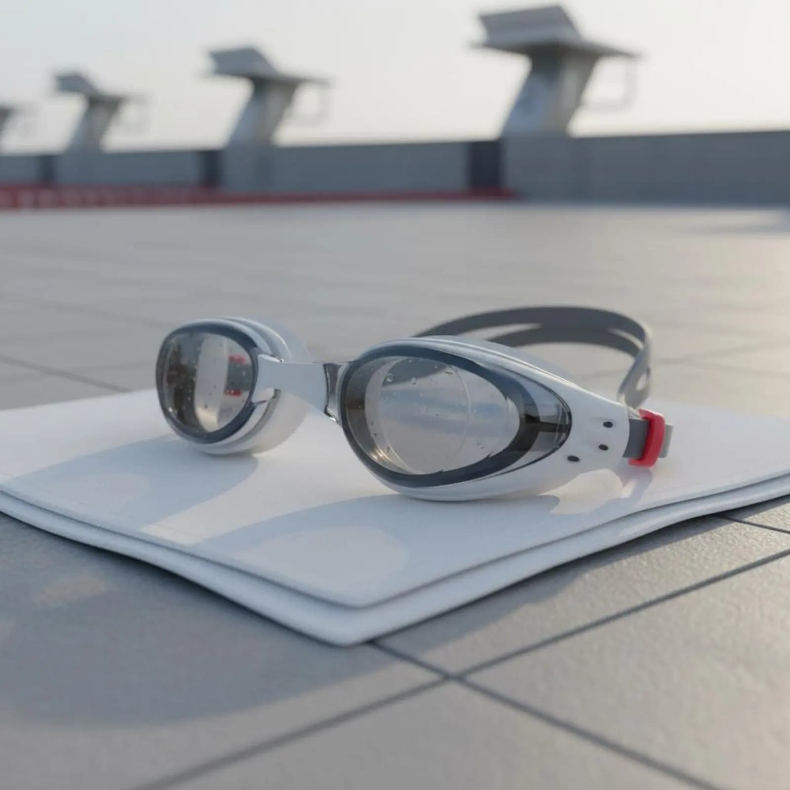 Occhialini da Nuoto Antiappannamento da Gara, Protezione Occhi, Accessorio Attrezzatura Acquatica, Design Aerodinamico