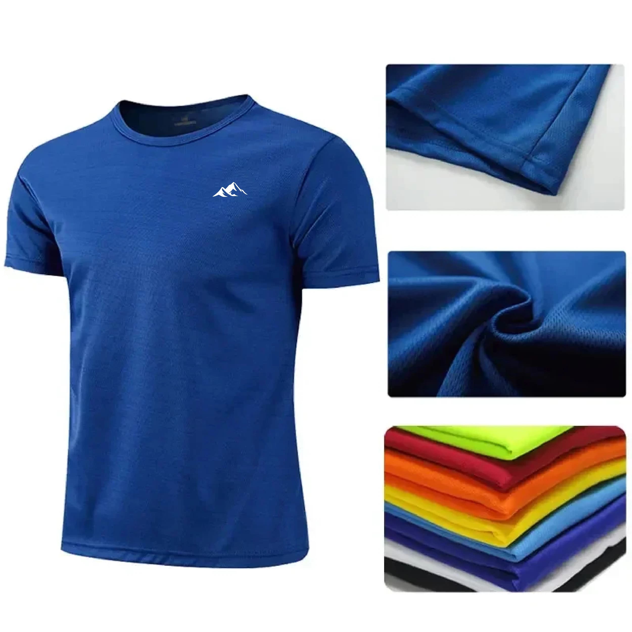 Men's Summer T-Shirts for Running and Bodybuilding, T-Shirt Sports from Gym to Sleeves Court, Top Fitness Oversize
