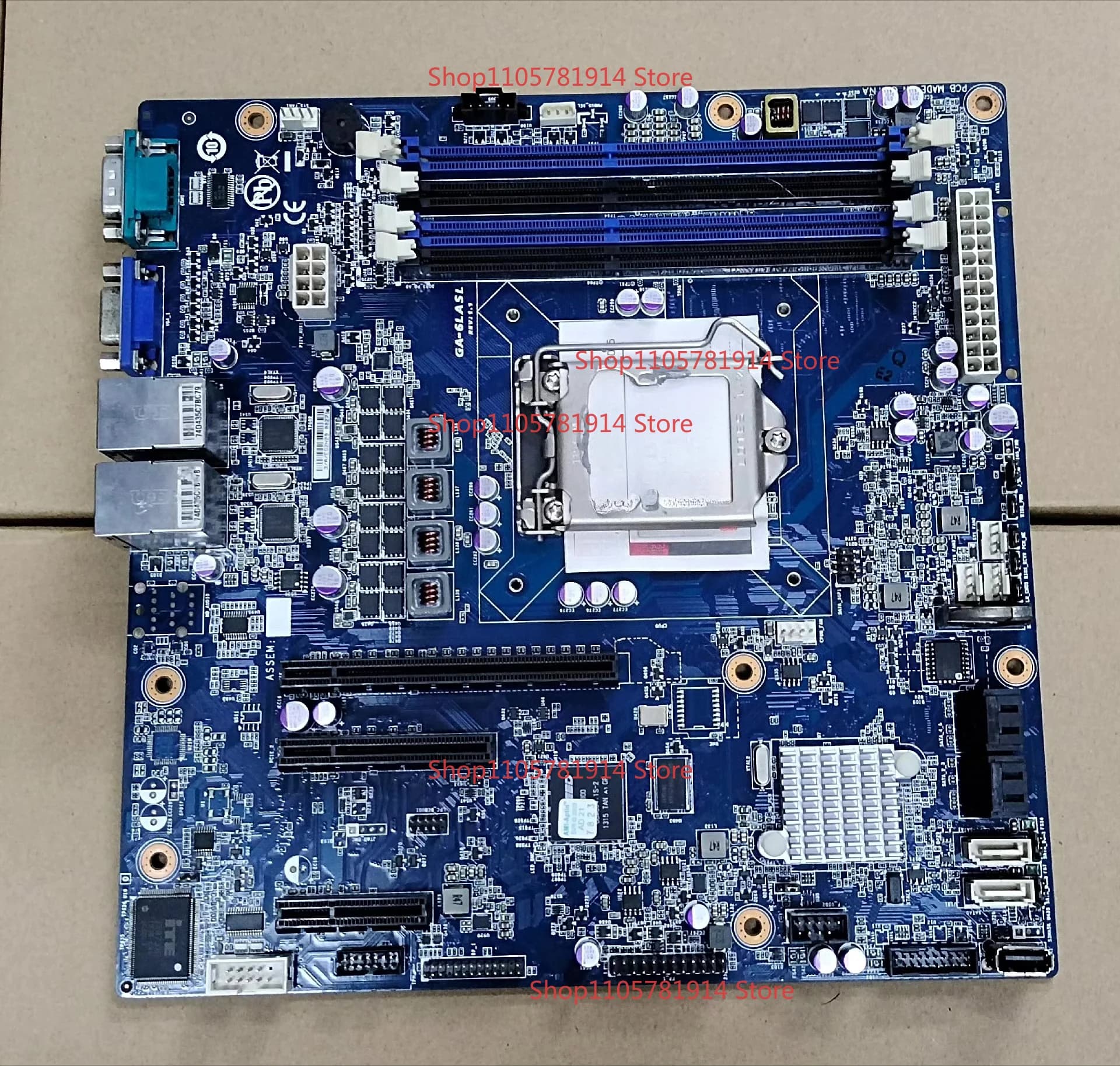 For GIGABYTE GA-6LASL Micro ATX Server Board, Support E3-1200V3 NAS Soft Route Storage Main Board