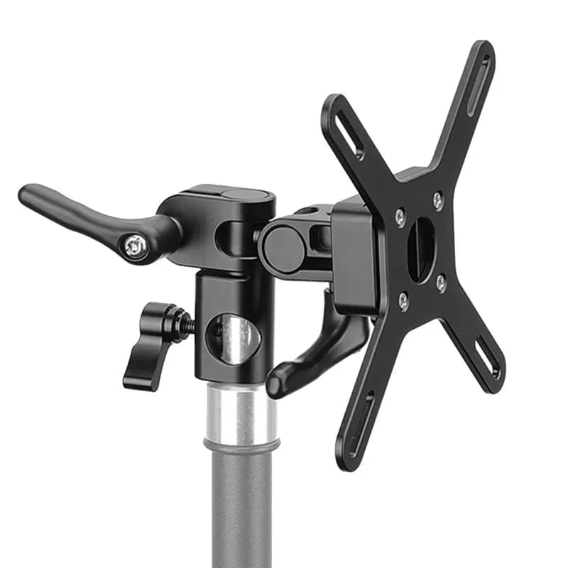 (A03R) Adjustable Monitor Stand Bracket with Quick Release Dovetail Clip,VESA Mount Fits 13 to 32 Inch LCD Screen