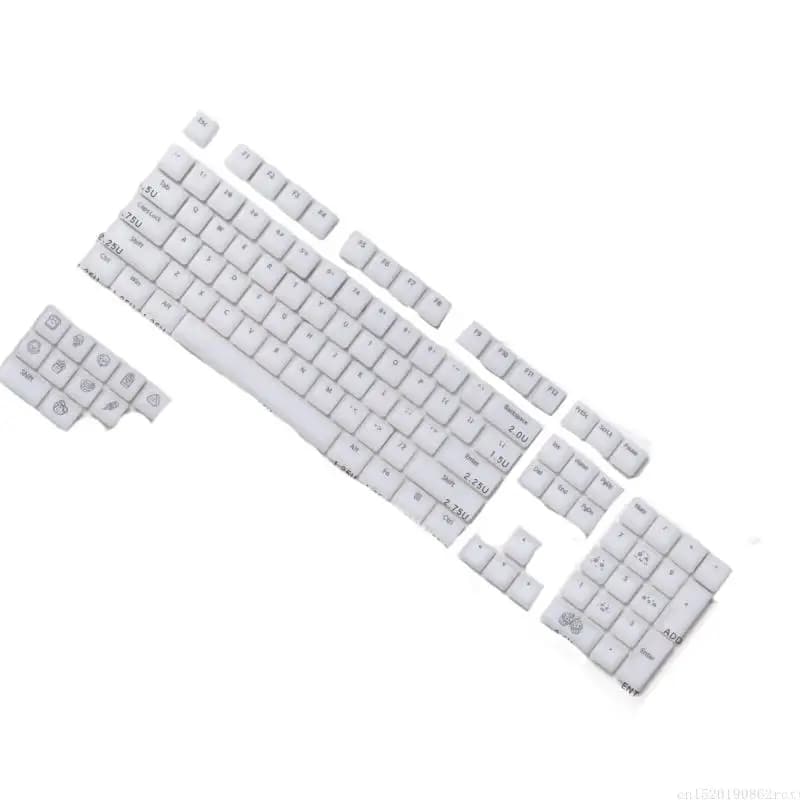Tastiere meccaniche D5BB Copritasti Copritasti retroilluminati in silicone ABS da 115 tasti Profilo originale