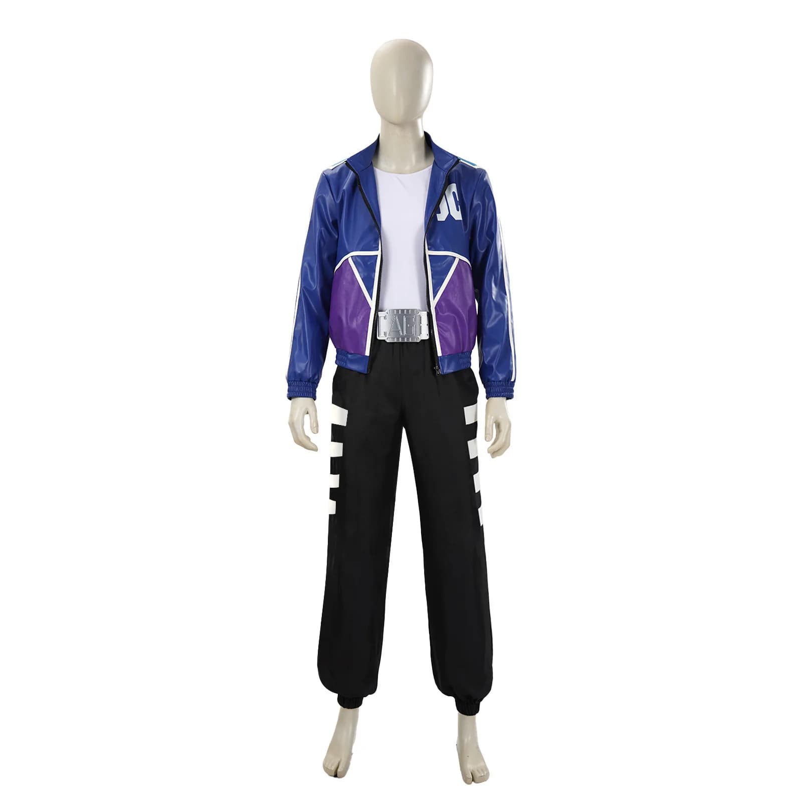 Completo giacca cosplay Johnny Cage Mortal Kombat, abbigliamento uomo film e videogioco, costume per festa di Halloween