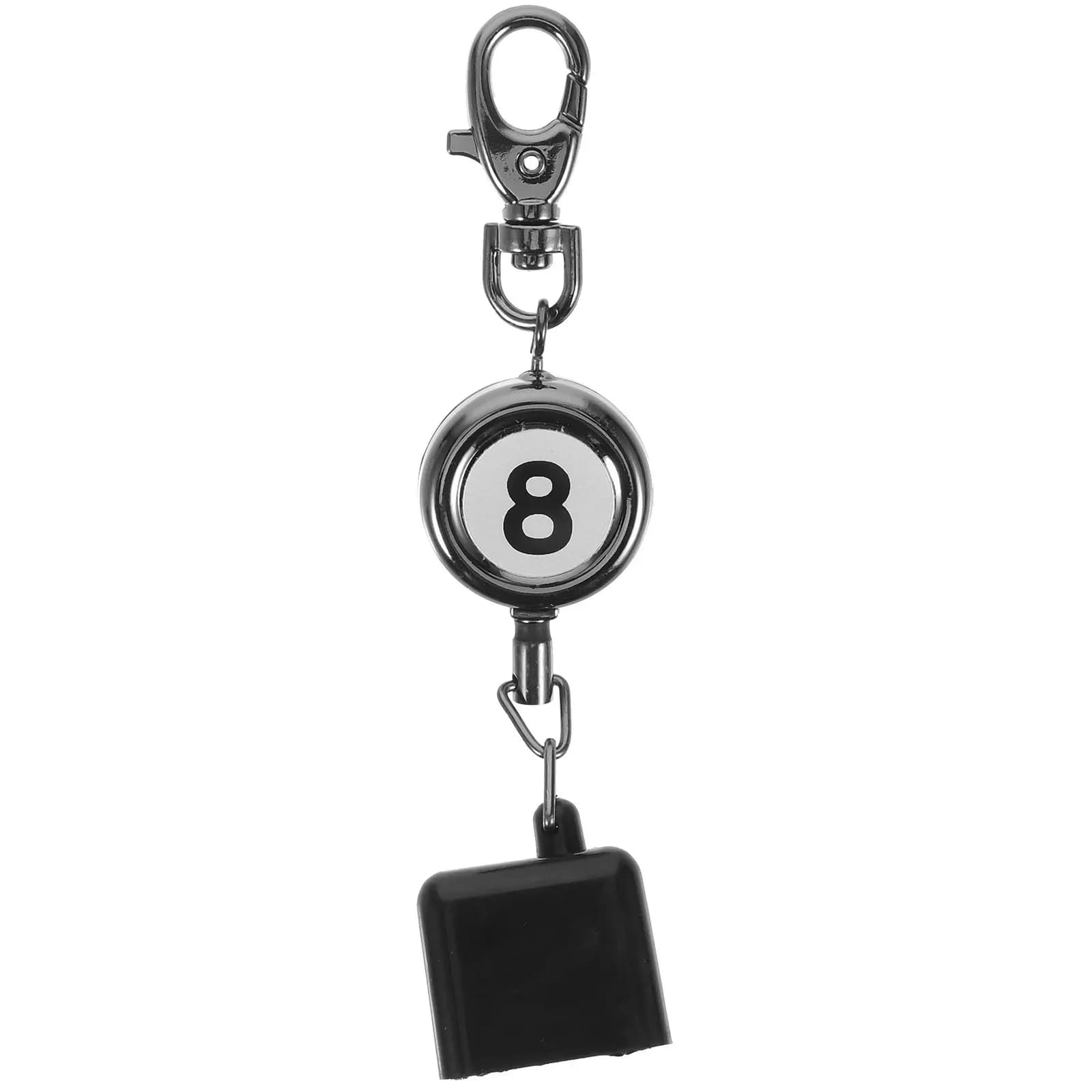 Porta Gesso Professionale Portatile per Stecca da Biliardo, Protezione Punta Retrattile in Lega di Alluminio Nichel Nero per Biliardo e Snooker