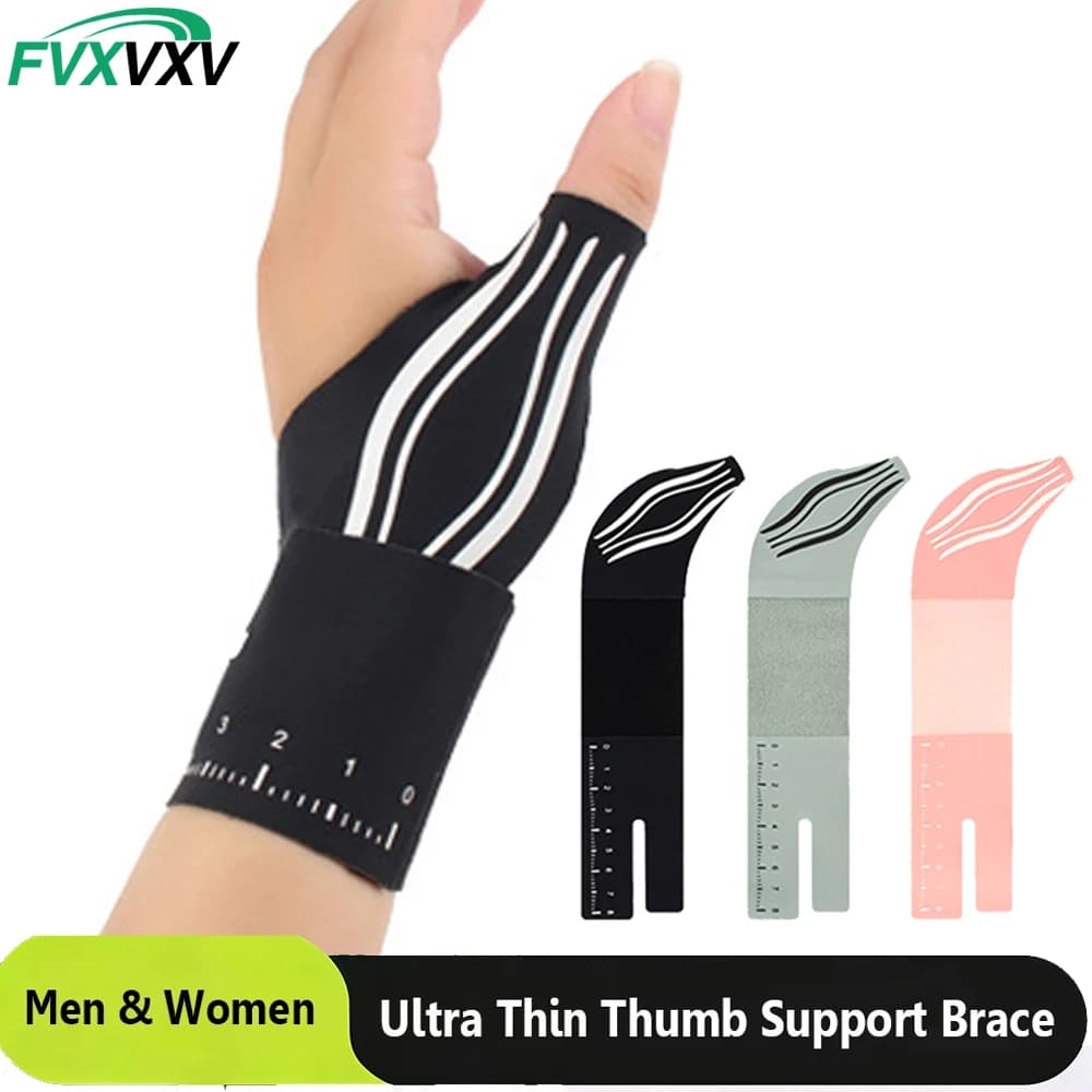 FVXVXV 1 Pezzo Fascia Compressiva Ultra Sottile per Pollice e Polso per Tendinite, Supporto per Alleviare il Dolore da Artrite per Donne e Uomini
