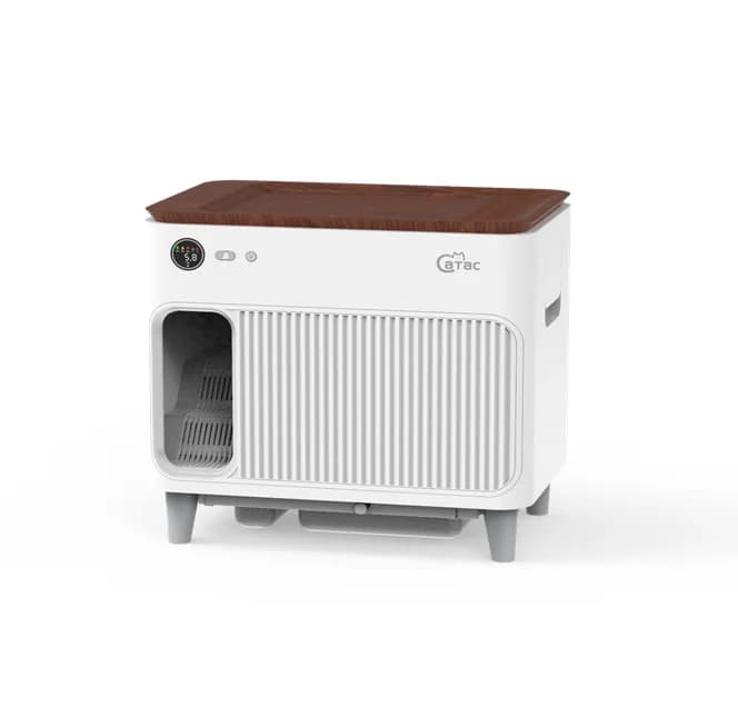 Premium Enclosed Automatic Cat Litter Box-Easy Clean Extra Large Self-Cleaning & Smart Deodorizing System Plastic Construction