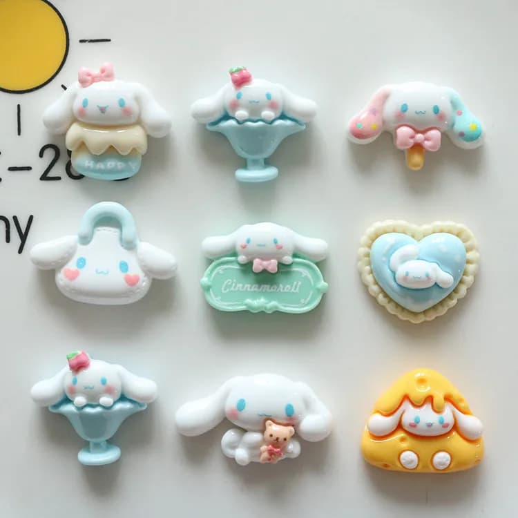 100pcs Wholesale Cartoon Flatback Resin DIY for Scrapbook Headwear Earrings Craft Decor