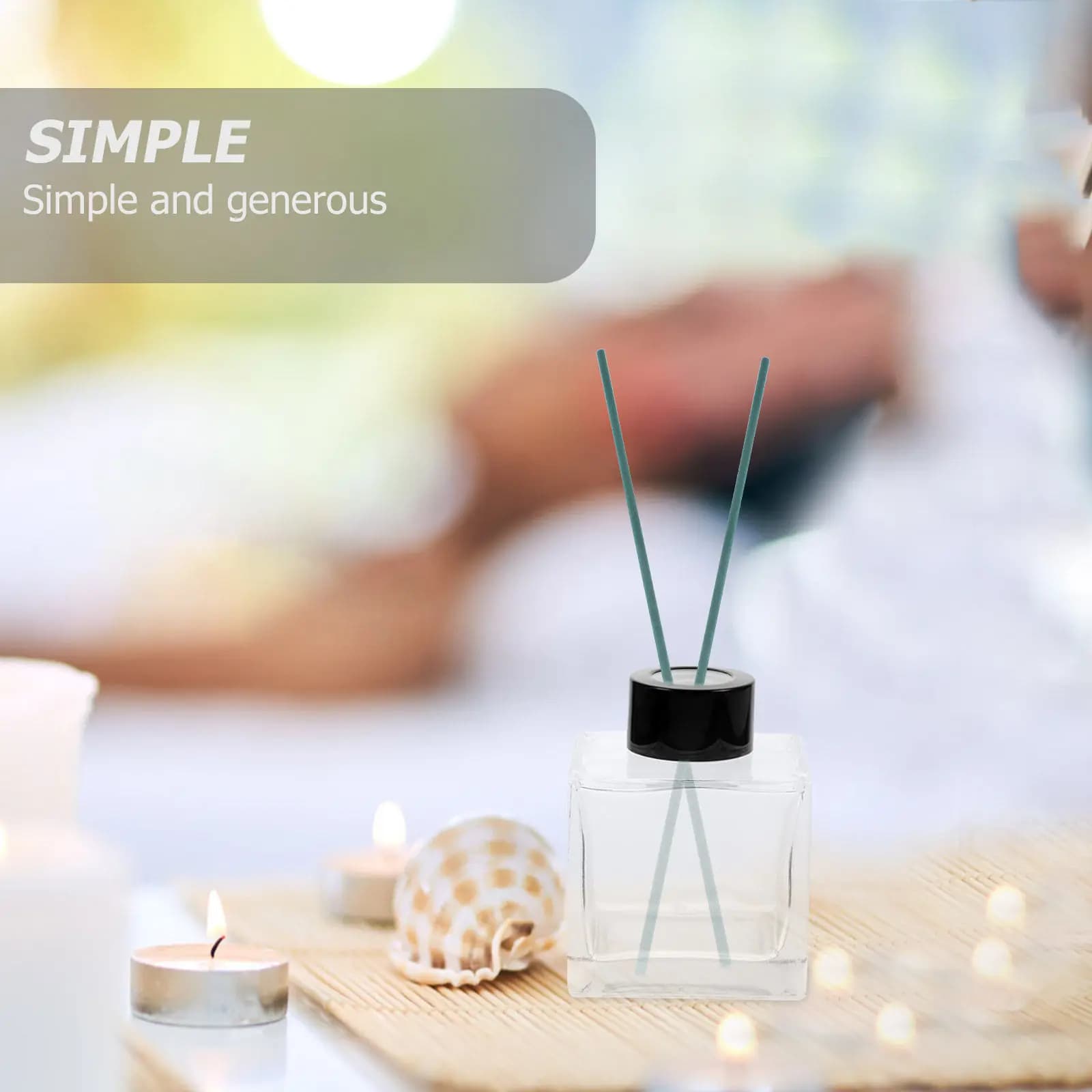 100 Pezzi Bastoncini Diffusori per Oli Essenziali, Bacchette per Diffusore per Migliorare la Fragranza della Stanza, Design Sicuro ed Efficace per l'Assorbimento dell'Olio