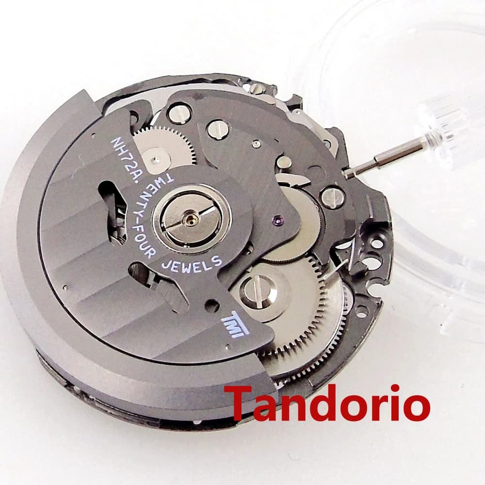 SkeletonHigh Precision NH72A Movimento meccanico automatico di lusso NH72 Accessori per parti di orologi Sostituisci il kit Movimento NH72 giapponese