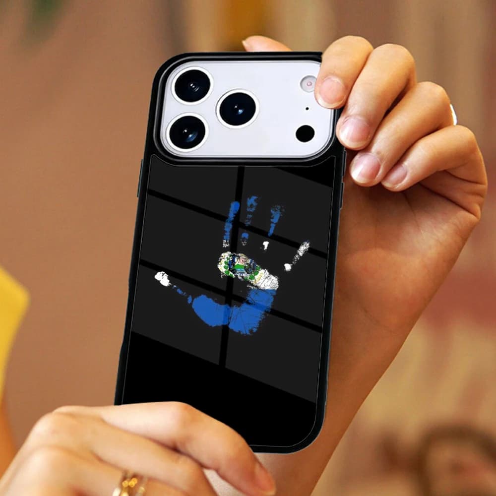 Cover per iPhone con stampa bandiera nazionale di El Salvador, magnetica e wireless per Magsafe, compatibile con iPhone 17 11 12 13 14 15 16 Pro Max Plus