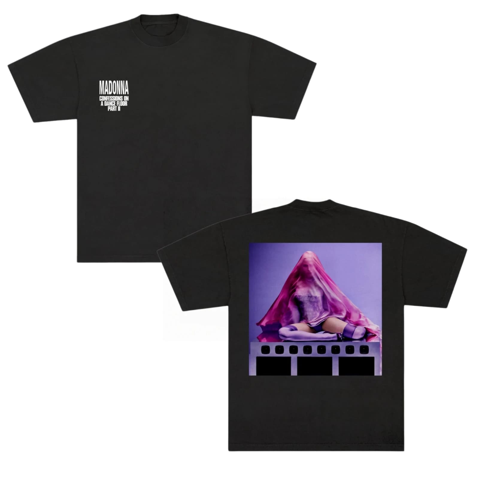 Maglietta in cotone unisex Madonna Album CONFESSIONS II COVER 2026 Merch T-shirt per uomo e donna, per i fan del tour, stile Y2K, popolare, casual
