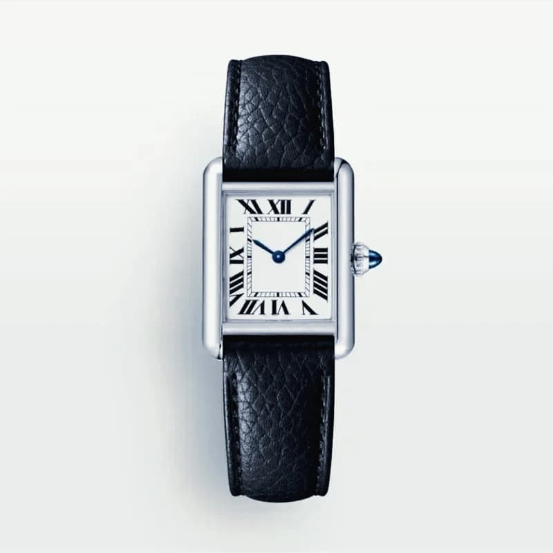 Classic Men's and Women's Luxury Watch, Ultra-thin Stainless Steel, Quartz, for Couples, Small Quadrated Dial, Leather Vera, Sporty