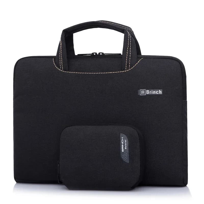 Borsa per laptop di marca Brinch Borsa per laptop da 13,3,14,15,6,16 pollici Custodia antiurto per valigetta per MacBook Notebook Air Pro Computer PC