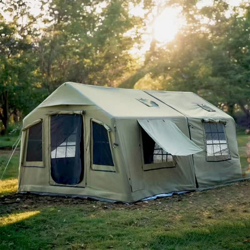 Large Waterproof Portable Outdoor Camping Air Tent Oxford Fabric Inflatable Glamping Outdoor Activities Tent Professional