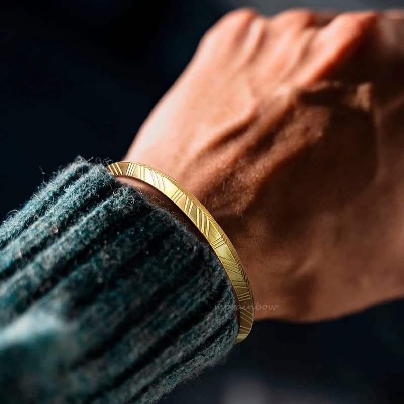 Bracciale vichingo, bracciale da uomo, bracciale da uomo in metallo celtico con freccia in acciaio inossidabile