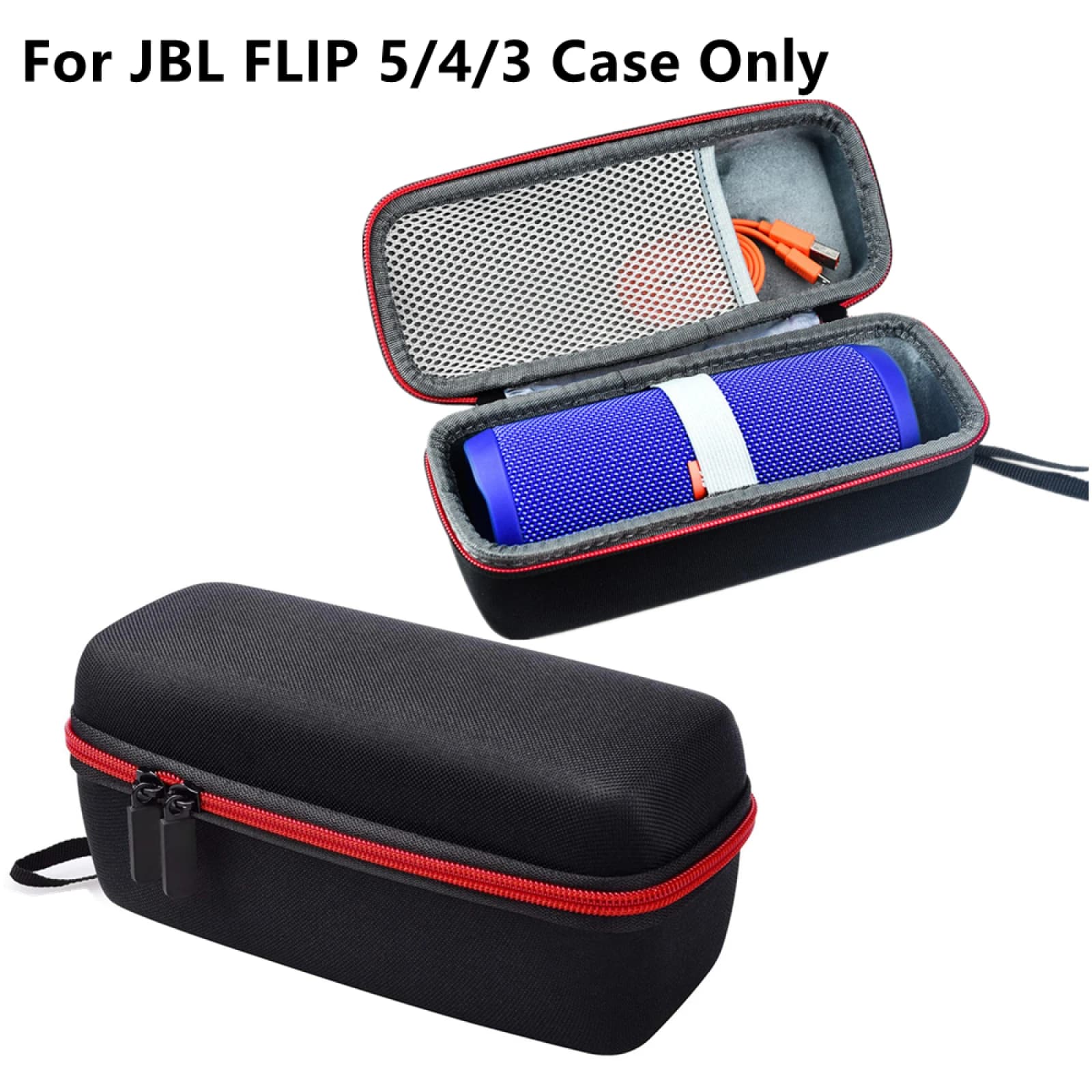 Per JBL FLIP 5/4/3 Altoparlante Bluetooth Custodia protettiva portatile da viaggio Custodia rigida Custodia con moschettone