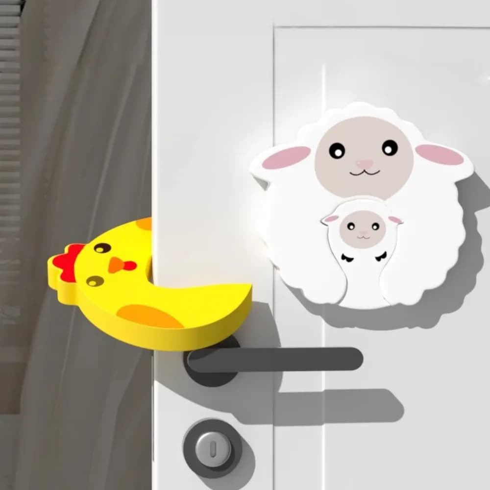 EVA Fermaporta di sicurezza per bambini Protezione per le dita Protezione per bambini Fermaporta Serrature per armadietti di sicurezza Scheda di protezione per mobili