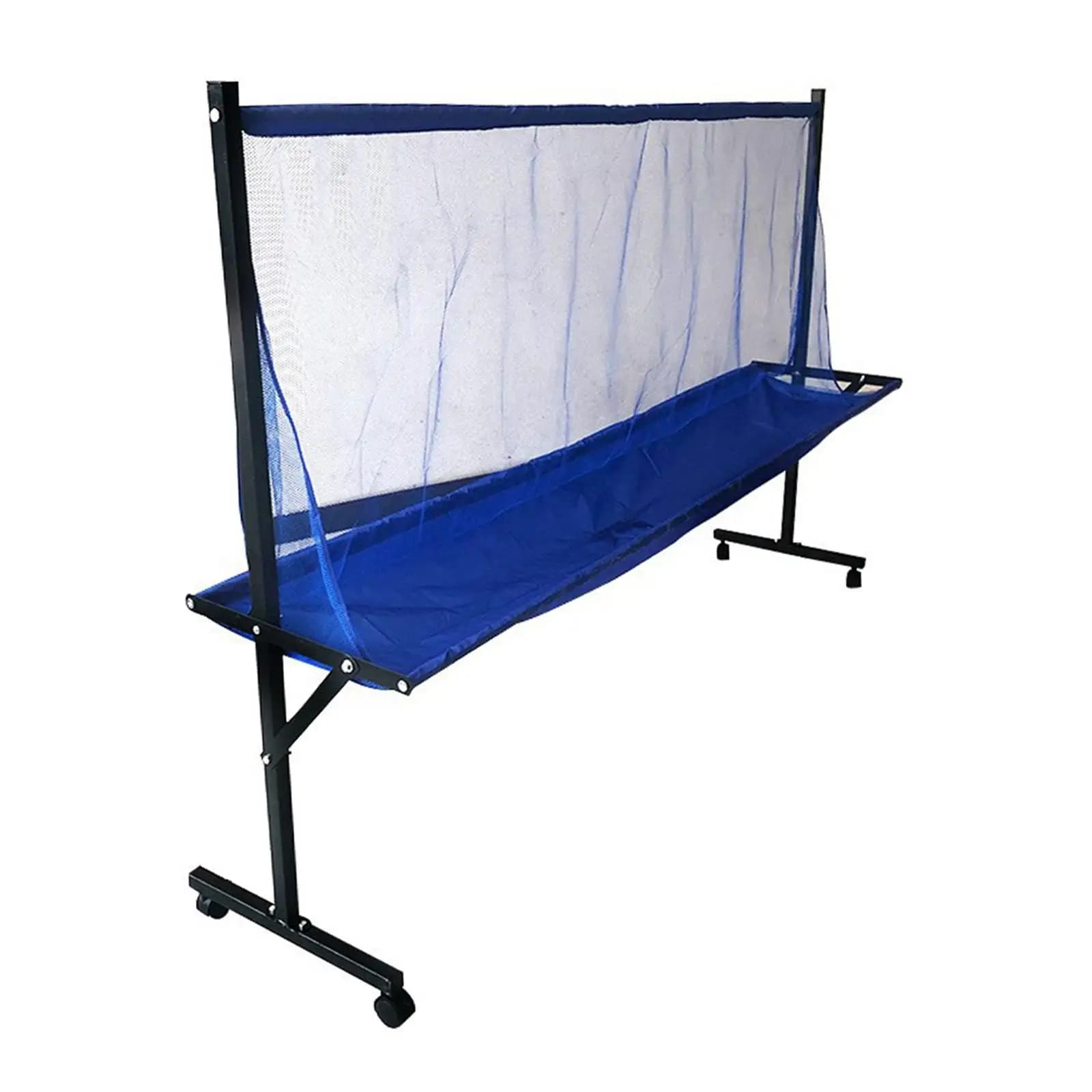 Rete di cattura per palline da ping pong con ruote Attrezzatura per attrezzi da allenamento Pratica per adulti