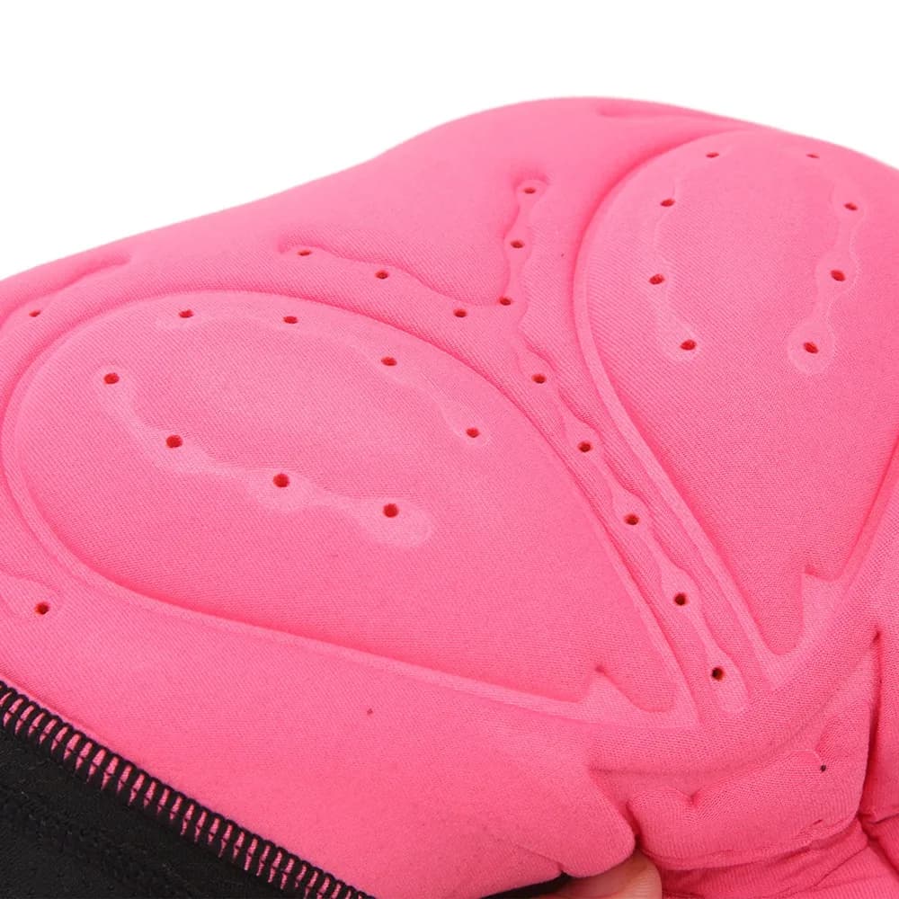 3D Padded Women Cycling Underwear Polyester, Silicone Quick Dry Women Cycling Shorts Breathable Shock Absorption