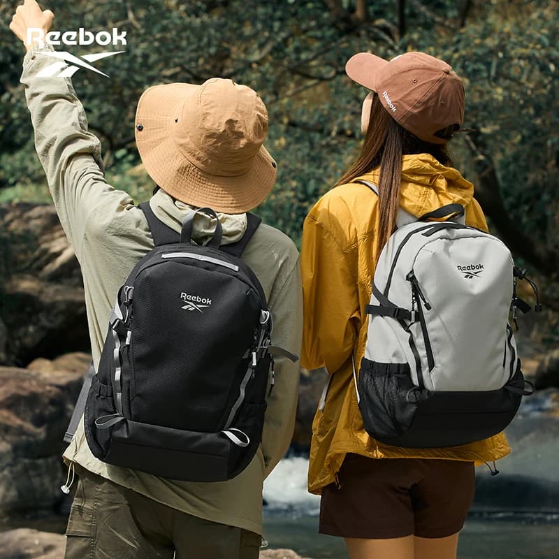 REEBOK Unisex Lightweight Outdoor Hiking Backpack Men Women Water Resistant Casual Daypack Large capacity Camping Sport Knapsack